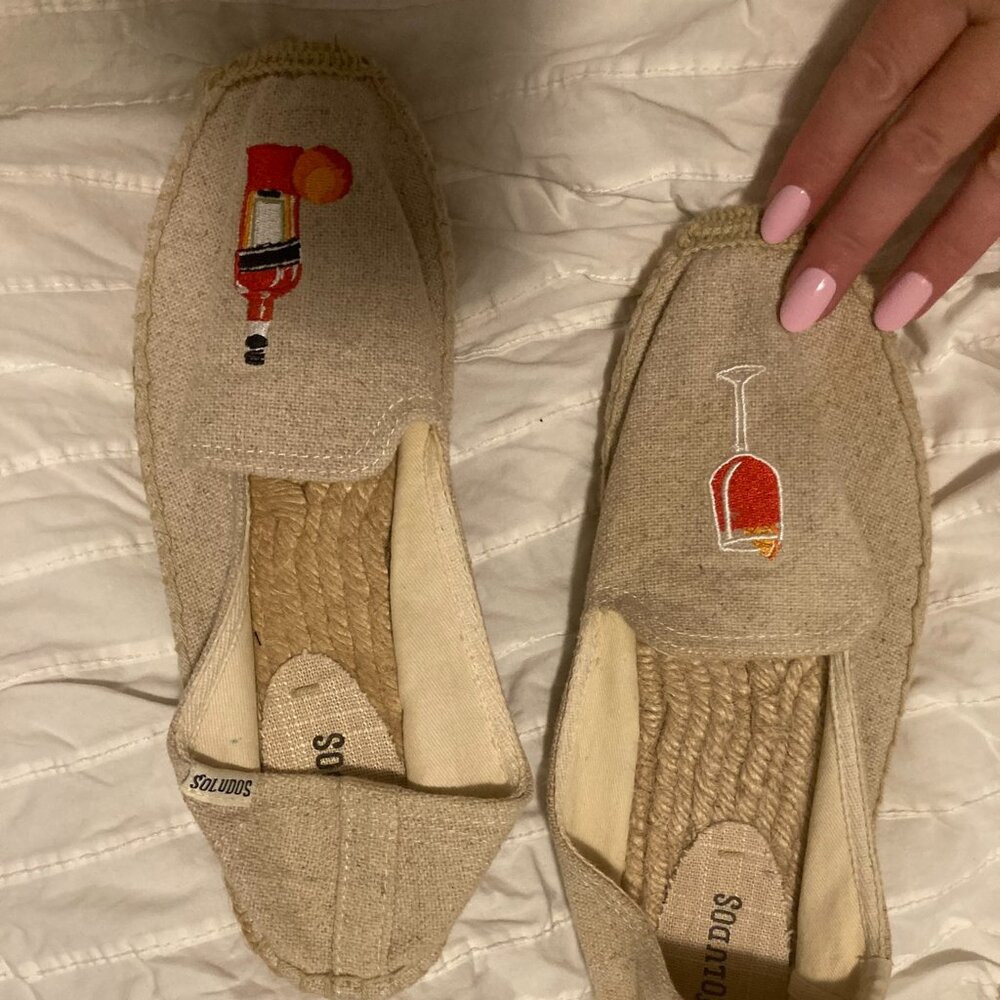 Aperol spritz Saludos Espadrilles